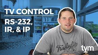 TV Control   What is RS 232, IR and IP