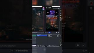 OBS Studio Plug-in for Vertical videos #obsstudio