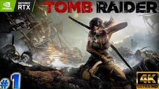 Tomb Raider PC Gameplay Part 1 in Hindi Walkthrough Playthrough 4K Ray Tracing RTX