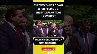 The View Shuts Down After Facing 30+ Hefty Defamation Lawsuits!" PART 3