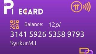 How to Generate & Link your Pi Public Wallet Address to Pi e cards!!only those who pass there KYC!!