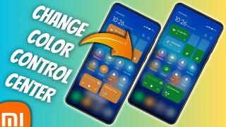 Change Color Control Center Miui 14/13 | Eight Color For Xiaomi Devices