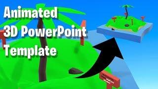 Create An Animated 3D Island PowerPoint Presentation