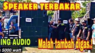 Detik-detik speaker terbakar saat balap sound ,Temanggung,Jawat Tengah