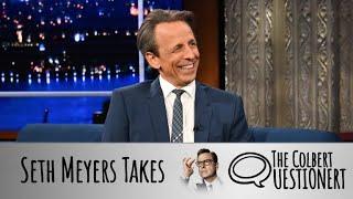 Seth Meyers Takes The Colbert Questionert