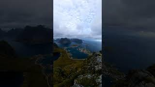 Amazing view from top of Reinebringen (Lofoten / Norway)