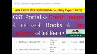 GST INPUT OUTPUT ADJUSTMENT ENTRY IN TALLY|GST CREDIT LEDGER/ ITC RECONCILIATION ENTRY IN TALLY ERP9