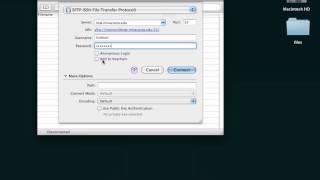 Using Cyberduck for SFTP Connection PART 1