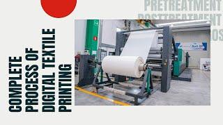 A complete process of digital textile printing solution | Pretreatment | Post Treatment |Reactive |