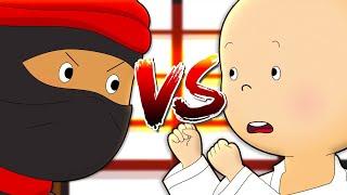 Caillou Vs Ninja | Caillou Cartoon