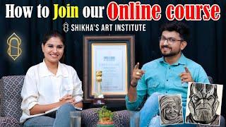 BEST ONLINE CLASSES FOR ARTS | HOW TO JOIN SHIKHA'S ART ONLINE CLASSES |