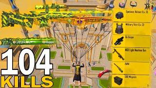 104 KILLS! NEW BEST LOOT GAMEPLAY with FULL OUTFIT SAMSUNG,A7,A8,J4,J5,J6,J7,J2,J3,XS,A3,A4,A5