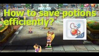 Ragnarok V Returns - How to save potion efficiently? | Starting Tips