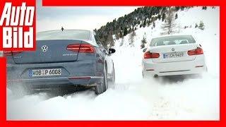 Wintertest BMW 3er gegen VW Passat (2015)