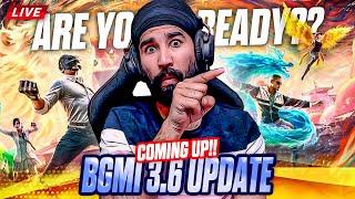 3.6 UPDATE in MORNING : BGMI LIVE | PUBG LIVE