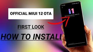 MIUI 12 STABLE UPDATE IN INDIA | OFFICIAL OTA UPDATE | HOW TO INSTALL MIUI 12 FOR ANY REDMI PHONE