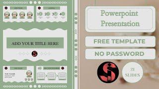 SIMPEL TUTORIAL ‼️ FREE TEMPLATE PPT FOR PRESENTATION