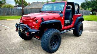 Video 2 - 2009 Jeep Wrangler X (JK) - Walk Around - Top Down - Doors Off - Practically Naked