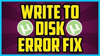 UTORRENT ACCESS IS DENIED WRITE TO DISK FIX 2017 (SUPER EASY) - utorrent Write To Disk Error Fix