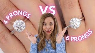 4 Prong vs 6 Prong Ring | Which One Is Better?