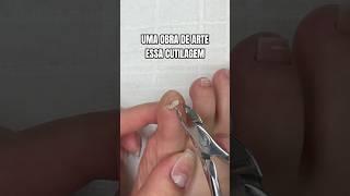 Da pra fazer uma escultura com tanta cutícula  #unhasdospés #pedicure #pes #unhas