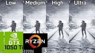 Metro Exodus Low vs Medium vs High vs Ultra - GTX 1050 Ti Ryzen 3 2200G & 8GB RAM
