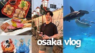 japan vlog: days in osaka | street food, aquarium, dotonburi