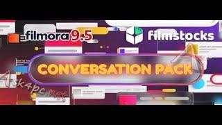 Conversation Pack | Free Download For Filmora 9.5 Effects