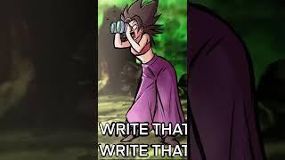 WRITE THAT DOWN! | Dragon Ball Super Comic Dub #shorts