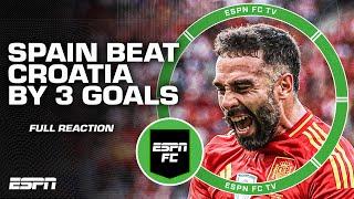 FULL REACTION: Spain beat Croatia by 3  Should they be the EURO 2024 FAVORITES?  | ESPN FC