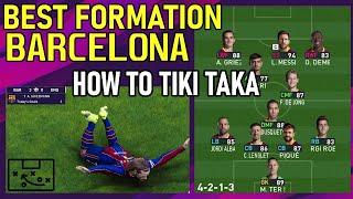 PES2021 Best Formation | Barcelona | HOW TO TIKI TAKA