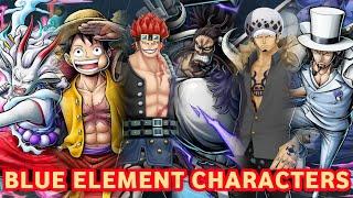 BLUE ELEMENT CHARACTERS GAMEPLAY | ONE PIECE BOUNTY RUSH