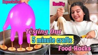 Trying Out Viral Food Hacks From 5 MINUTE CRAFTS | Yashita Rai