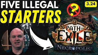 PoE 3.24 League Starters - 5 CRIMINALLY STRONG Builds for Path of Exile Necropolis League