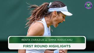 Raducanu thrills on Wimbledon return | Renata Zarazua vs Emma Raducanu | Highlights | Wimbledon 2024