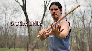 5 Single Stick Drills - Kali Eskrima Arnis