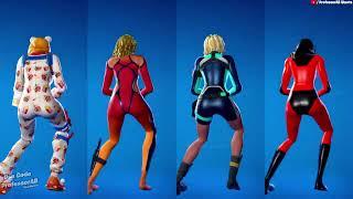 Fortnite What You Want Emote With Onsie Medley Joltara Surf Raider Skin Thicc  Who Won ?