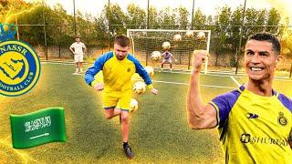 Fußball Challenge in Saudi Arabien ️ Volleys, Trickschüsse & Lupfer Battle  Proownez Wakez Heisen