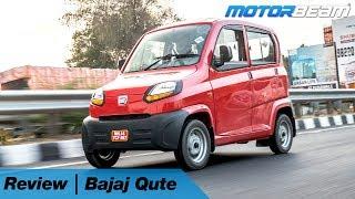 Bajaj Qute Review - India's First Quadricycle | MotorBeam