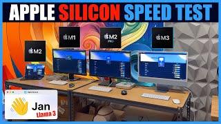 Apple Silicon Speed Test: LocalLLM on M1 vs. M2 vs. M2 Pro vs. M3