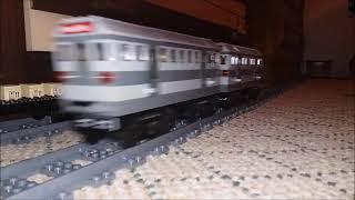 LEGO 4855 Subway Train Motorized in the room [2017 02 18] LEGO Subway Train [LEGO Metro Train]