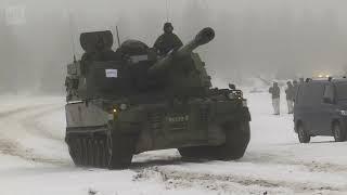 Finland K9 Thunder and field artillery training