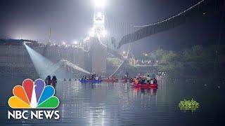 Video Shows Moment Of Deadly India Bridge Collapse