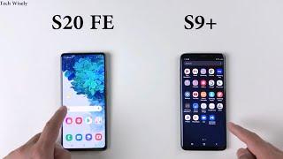 SAMSUNG S20 FE vs S9+ : Speed Test + Size Comparison + Ram Management