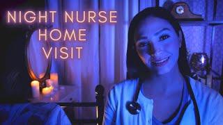 ASMR Night Nurse | Feeding You, Getting you Ready for Bed, Examining You & Massage | Home Visit