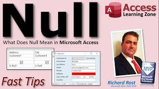 What is Null in Microsoft Access? How to use Is Null, Is Not Null, IsNull, and Not IsNull