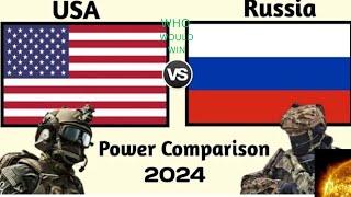 USA vs RUSSIA military power comparison 2024| who would win between them