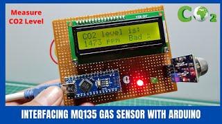 Interfacing MQ135 Gas Sensor with Arduino | Measure CO2 Level in Air