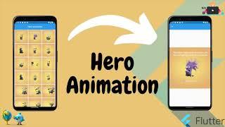 Flutter Tutorial - Amazing Hero Animations | GridView [2022] Hero Widget