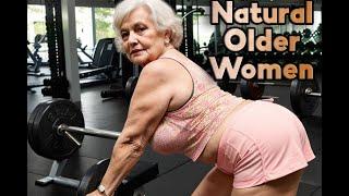 Natural Older Woman over 70  GYM style️ Body Positive